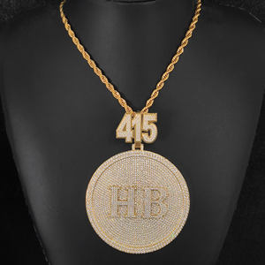 Подвеска с позолоченными буквами - Product Image 1