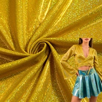 Tissu Spandex Extensible Holographique Mystique en Plusieurs Couleurs en Stock pour Jupes de Danse et Tenues de Performance