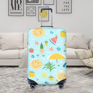 Custom image Heavy-Duty Polyester and Spandex <b>Luggage</b> <b>Cover</b> Fabric Suitcase Protector for Enhanced Protection - Product Image 2