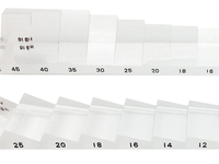 VB-15 + HB-16 verre d'optométrie optique ophtalmique barres de prisme lâches ensemble de Kit de poignée en acier inoxydable avec boîtier en aluminium