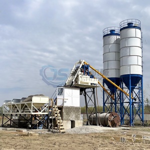 Hoàn toàn tự động hệ thống đầu ra 50 mét khối/giờ nhỏ trạm trộn bê tông nhà máy trạm trộn bê tông hzs50 để bán - Product Image 3