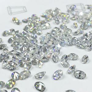 Diamant rond brillant cultivé en laboratoire, 0,2 ct, VS1, diamant synthétique, 3,7 mm à 4,3 mm, pour la fabrication de bijoux - Product Image 1