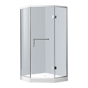 Cabina doccia in vetro a forma di diamante - Product Image 6