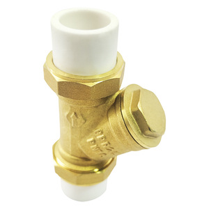 Vanne filtrante de type Y SENFM en PPR, filtre à eau chaude pour système de plomberie - Product Image 1