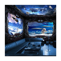 Écran vidéo incurvé à LED XR avec LED noires 7680Hz pour la production virtuelle, studio de cinéma, VFX et diffusion