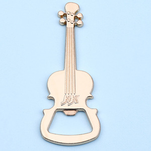 Abridor de Botellas con Forma de Guitarra, de Aleación de Zinc, Plano, para Regalo de Boda o Fiesta, Abridor de Cerveza de Estilo Simple - Product Image 3