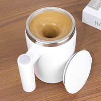 Tasse de mélange en acier inoxydable entièrement automatique tasse à café rotative magnétique électrique portable
