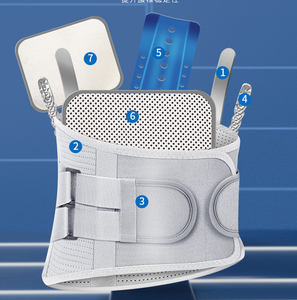 <span class=keywords><strong>Ceinture</strong></span> <span class=keywords><strong>de</strong></span> soutien lombaire respirante en maille, réglable doublement, à compression, pour soulager les douleurs dorsales au quotidien – Vente directe usine - Product Image 2