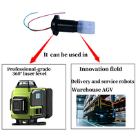 Module laser vert CE RoHS 50mW 520nm 120 °   Pièces d'équipement laser à haute stabilité pour vision industrielle OEM