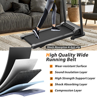 Cinta de Correr Eléctrica Comercial para Gimnasio Interior, Equipo de Fitness para Ejercicio Físico
