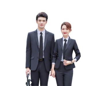 <span class=keywords><strong>Costume</strong></span> professionnel décontracté pour hommes et femmes 4S Sales Manager Tenue formelle Hôtel Restauration Réception Uniforme de travail Bouton Smoking XL - Product Image 1