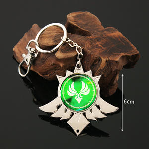 LLavero de Anime Genshin Impact, accesorios de ojo de Dios, bolso colgante de metal, novedad de <span class=keywords><strong>2022</strong></span> - Product Image 4