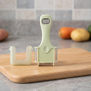 Éplucheur de légumes détachable 5-en-1, lame à changement rapide avec couvercle de protection pour cuisine professionnelle et préparation culinaire à domicile et coffrets cadeaux - Product Image 5