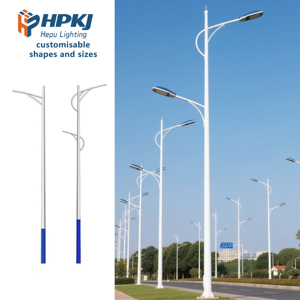 Hot Sale 6-22M Steel Street <b>Light</b> Single Arm Double for Road Lighting Lamp <b>Pole</b> for Urban Areas - Product Image 6