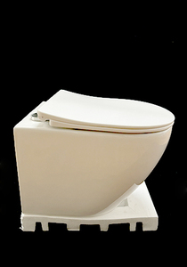 Sanitaires de salle de bains à Foshan Toilette murale en céramique Réservoir dissimulé Toilette suspendue moderne - Product Image 3