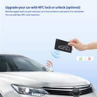 EASYGUARD Système d'alarme de voiture universel PKE sans clé, démarrage automatique, bouton de démarrage, application NFC pour smartphone, verrouillage/déverrouillage pour clés de style Ford