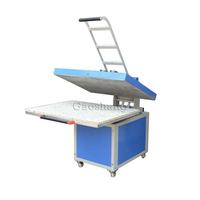 Nueva Máquina de Sublimación Textil Plana Semiautomática de Gran Formato Gaoshang 80x100 con Control de Pantalla Táctil