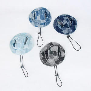 Sombrero personalizado para perros pequeños Primavera Verano Anti-Reflective Ear-Leaking Bucket Hat para perros - Product Image 2