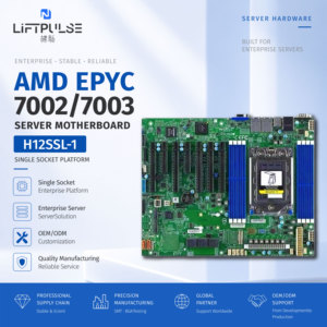 Placa Base para Servidor H12SSL-I AMD EPYC 7002/7003, Placa PCBA Empresarial de un Solo Socket, Servicio de Ensamblaje de PCB Personalizado OEM - Product Image 1
