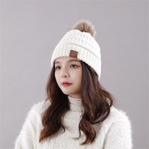 Multi-color Women's Winter Beanie <strong>Hat</strong> with Pom Pom, Cable Knit Slouchy Skull Cap, Warm Soft Elastic Knitted <strong>Hats</strong> - Product Image 6
