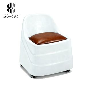 Manufacturer Beauty Salon Portable White Acrylic <b>Shell</b> Small Technician Stool Beauty Salon Nail Pedicure Technician Stools <b>Chair</b> - Product Image 4