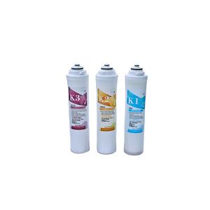 Práctico equipo de tratamiento de agua, conjunto de filtración eficiente de tres etapas para exportación - Product Image 1