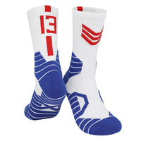 USA Crew Basketball Socks Chaussettes Elite N B personnalisées