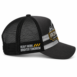 Gorras Trucker Personalizadas de Alta Calidad con Franjas Laterales Ajustables, Impresión Personalizada/Bordado de Logotipo, Gorras Trucker Negras - Product Image 4