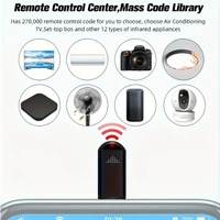 Control Remoto Universal para Electrodomésticos con Interfaz Micro USB Tipo C, Control Remoto por Aplicación de Teléfono Inteligente, Adaptador de Control Remoto con Transmisor IR
