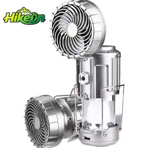 Nouvelle Lanterne Solaire Multifonctionnelle 2026 avec Ventilateur - Rechargeable par USB Tout-en-un <span class=keywords><strong>pour</strong></span> la Randonnée et les Urgences Domestiques - Product Image 1