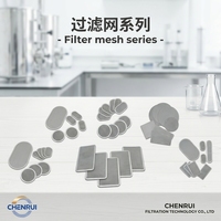 Saringan Cairan Kawat Baja Tahan Karat Chenrui, Anyaman Oval Sintered, untuk Mesin/Gear dengan Rating 10-500 Mikron