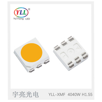 Ultra brillante 0,2 W 4040 RGB LED Chip Epistar SMD LED para tira Flexible Tienda Señalización Boletines flexibles Arandelas de pared