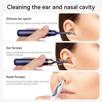 Nouvel ensemble tendance intelligent pour l'élimination visuelle du cérumen avec sortie vidéo HD, otoscope sans fil professionnel pour un nettoyage sûr
