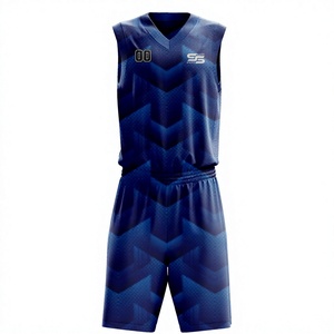 Ensemble d'uniformes de basketball personnalisés pour jeunes et juniors, maillot et short pour enfants, kit d'équipe, vente en gros - Product Image 1