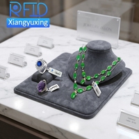 Etiqueta Mini UHF RFID para Joyería, 860-960MHz, para Inventario de Tiendas Minoristas, Sistema de Control de Seguridad y Gestión Anti-Robo