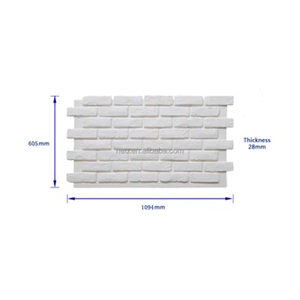 Faux đá Bảng điều chỉnh chất lượng tốt Polyurethane nấm mặt PU Faux đá gạch bên ngoài tấm Tường nhân tạo Trọng lượng nhẹ gạch Nội Thất Tường đá - Product Image 1