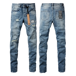 <span class=keywords><strong>Jeans</strong></span> KSUBI da <span class=keywords><strong>Uomo</strong></span>, Modello Slim Fit, Alta Qualità, Tessuto Denim <span class=keywords><strong>Elastico</strong></span> Originale, Lavaggio Stonewashed, Colore Chiaro - Product Image 4