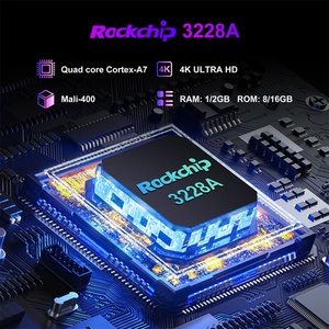 Clé TV Android H96 Max Nouvelle Arrivée 4K Full HD Quad Core Lecteur Multimédia avec Chipset RK3228A Prise en Charge WiFi 2.4G - Product Image 3