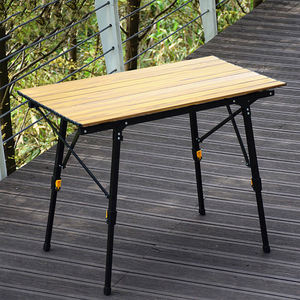 Mesa Plegable Portátil de Aleación de Aluminio para Exteriores, Mesa de Picnic Metálica para Campamento - Product Image 3