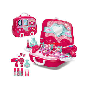 Juego de Maletas de Belleza para Niñas, Juguetes de Imitación, Accesorios de Maquillaje, Cosméticos Infantiles, Juguetes Educativos - Product Image 1