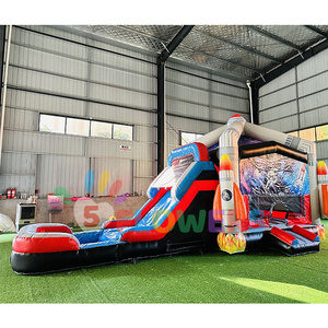 Không gian chủ đề thư bị trả lại nhà <span class=keywords><strong>Inflatable</strong></span> Jumper lớn lâu đài <span class=keywords><strong>bouncy</strong></span> <span class=keywords><strong>Inflatable</strong></span> Bouncer với <span class=keywords><strong>Slide</strong></span> - Product Image 5