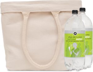 Borse Shopper in Tela con Manici e Chiusura a Coulisse, Lavabili, Pieghevoli, Riutilizzabili per Cucina, Picnic, Biblioteca (1 Borsa) - Product Image 5