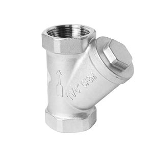 Thép không gỉ 304 201 chủ đề nội bộ hướng dẫn sử dụng hình chữ Y Lọc/Kiểm tra van DN15-DN80 - Product Image 2