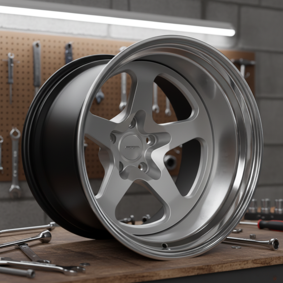 Jzb Racing Rims JZB New 2 Piece Aluminum Alloy Five Spoke Forged Wheels 17-22 Inch 25mm ...
