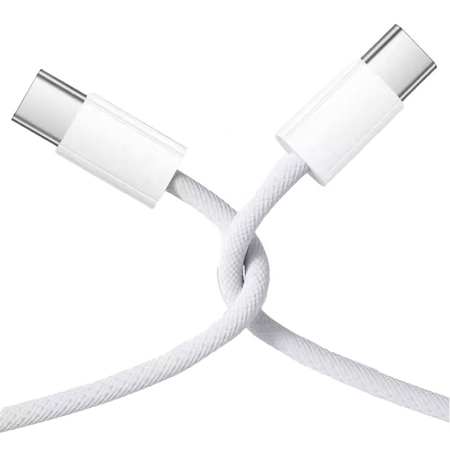 Braided 2M PD 240W Dual Type C to Type C Fast Charging Data Cable 5A USB-C Cables Transfer E-Marker for Phone 16 15 ProMax Cable