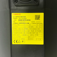 FANUC Jepang Motor Servo AC Asli Teruji A06B-2078-B107 Pemasok suku cadang