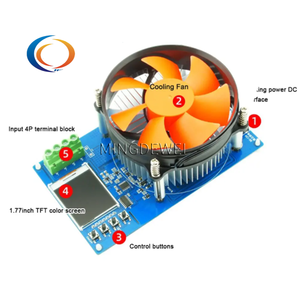 150W 10A/20A อิเล็กทรอนิกส์<span class=keywords><strong>โหลด</strong></span>1.77/2.4in <span class=keywords><strong>TFT</strong></span> จอแสดงสีแบตเตอรี่ทดสอบความชราแรงดันไฟฟ้าในปัจจุบันจอแสดงผลการปล่อยพลังงาน - Product Image 2