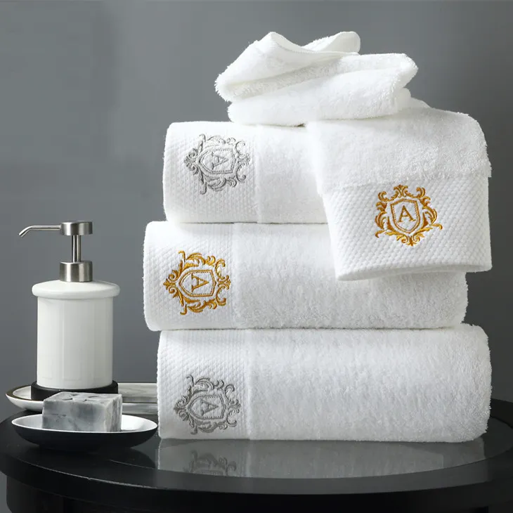 Hotel especial suave súper grueso baño algodón logotipo personalizado Toalla de baño juegos de toallas de baño