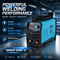 Retop 110V/220V MMA 120A Poste à souder portable IGBT Inverter, soudeuse à l'arc 1.6-2.5mm pour usage personnel et petits travaux