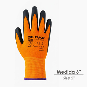 Guanti in Nylon con Palmo in Schiuma e Punti in Nitrile da 6 Pollici - Product Image 2